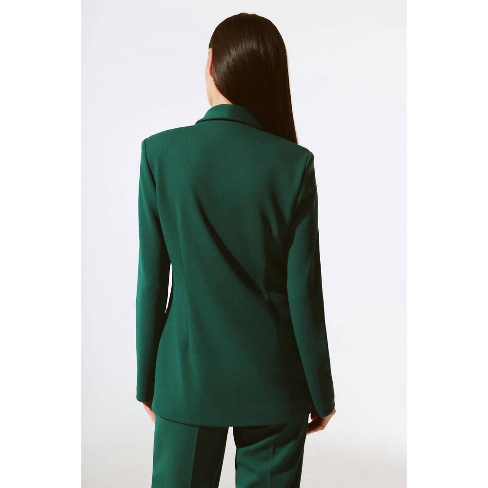 NEW JOSEPH RIBKOFF scuba crepe blazer in absolute green - Picture 2 of 3